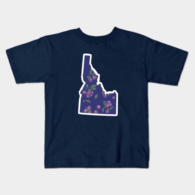 Idaho Huckleberries Kids T-Shirt by sentinelsupplyco